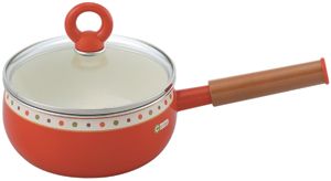 チャオ片手鍋(18cm)トマトレッド